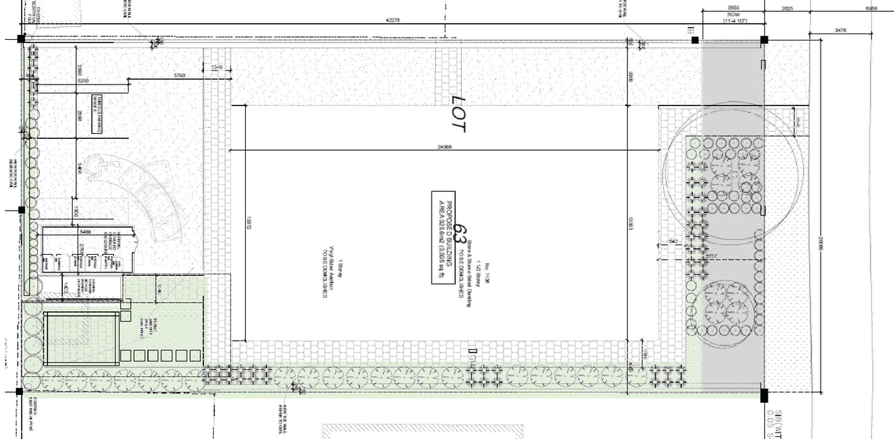 Construction site plan for project from page 11 of the file '2024-11-04 - Urban Design Brief Policy - D07-12-24-0080'