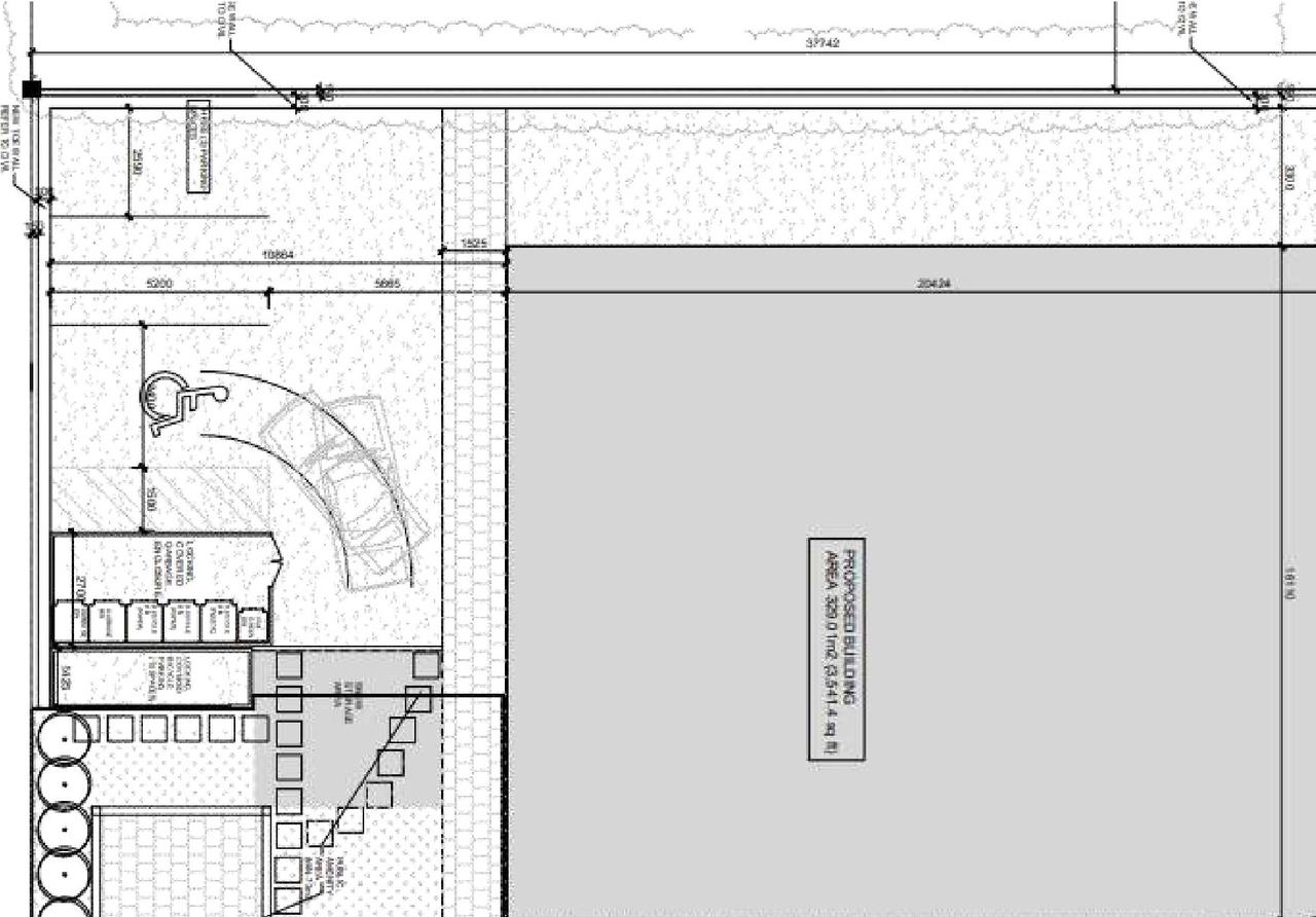 Construction site plan for project from page 31 of the file '2024-11-04 - Urban Design Brief Policy - D07-12-24-0080'