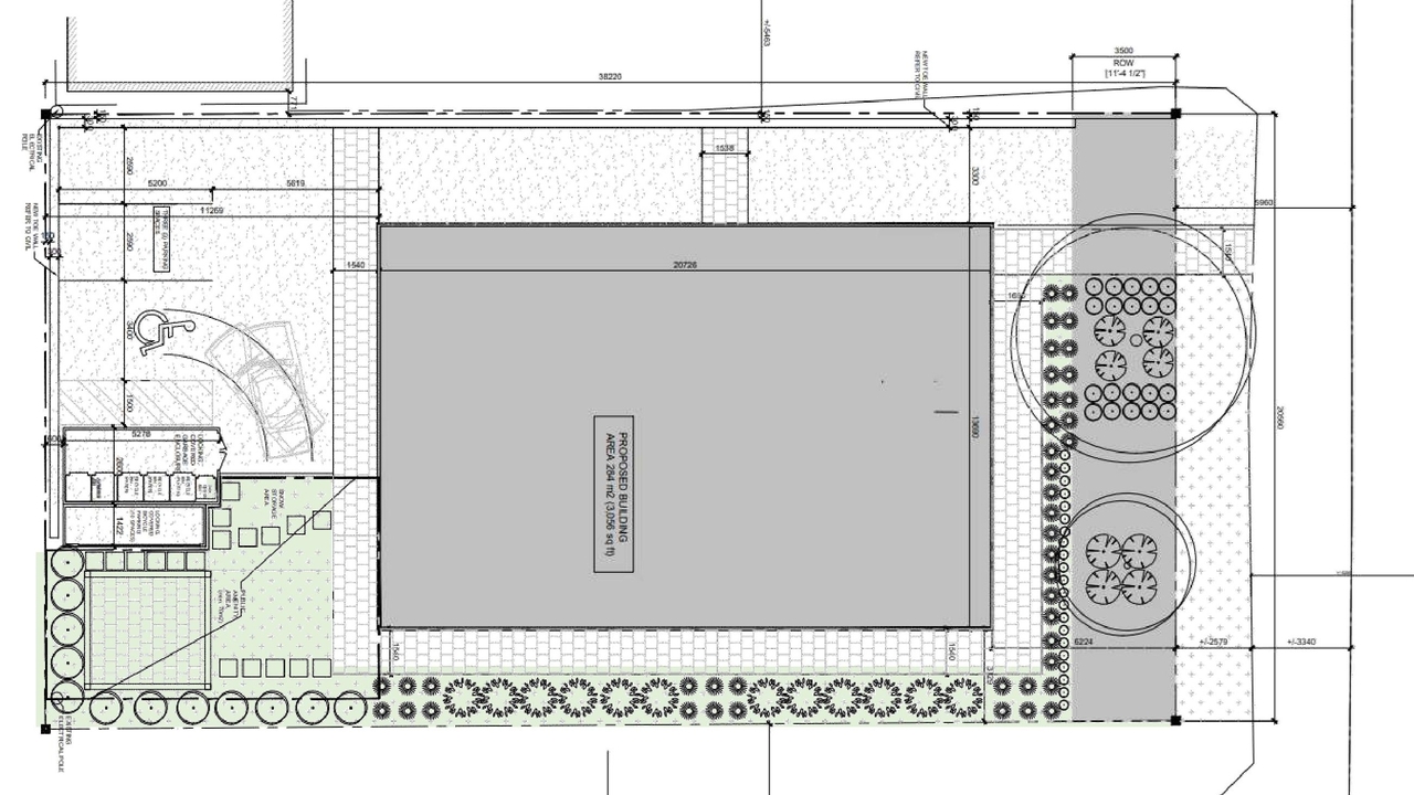 Construction site plan for project from page 8 of the file '2024-11-04 - Urban Design Brief Policy - D07-12-24-0080'