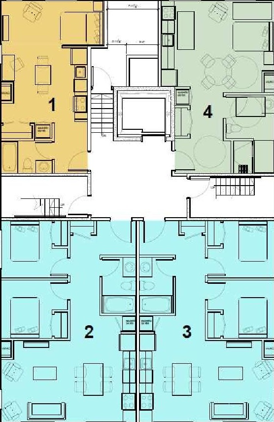 Floor plan for project from page 9 of the file '2024-11-04 - Urban Design Brief Policy - D07-12-24-0080'