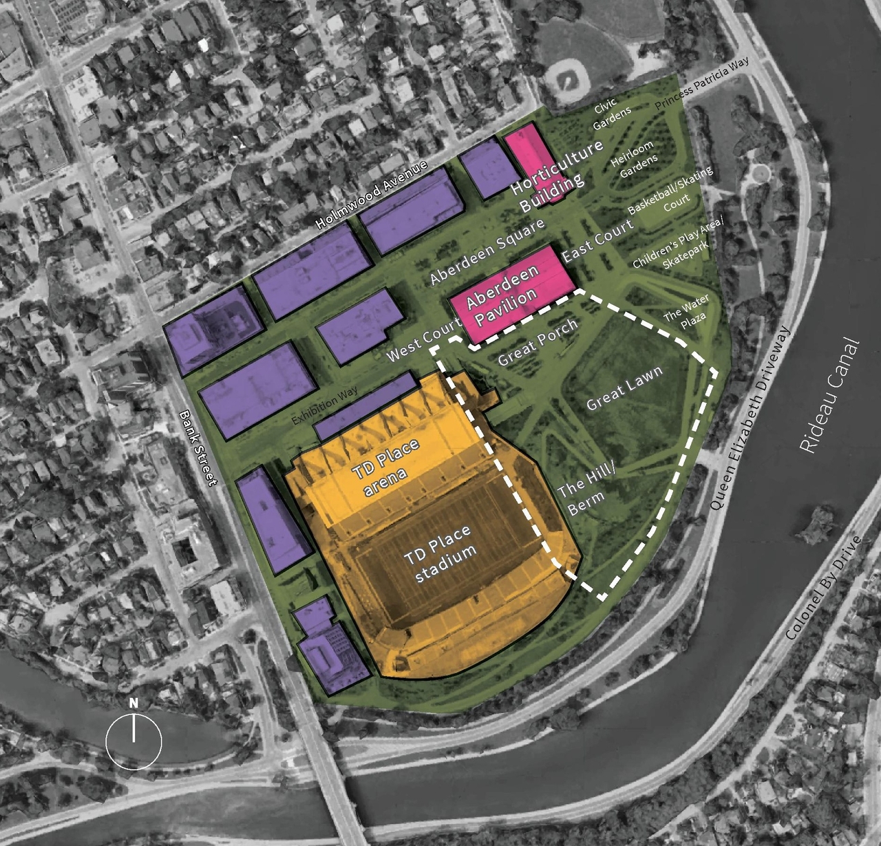 Construction site plan for project from page 134 of the file '2024-09-10 - Urban Design Review Panel Report - Rev 1 - D07-12-24-0082'