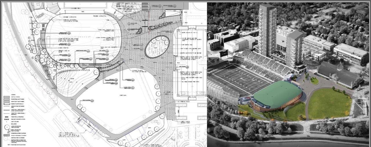 Construction site plan for project from page 181 of the file '2024-09-10 - Urban Design Review Panel Report - Rev 1 - D07-12-24-0082'