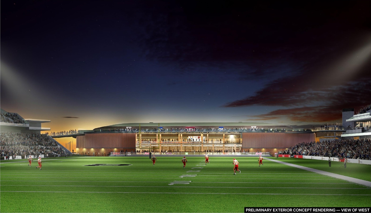 Rendering of building from page 19 of the file '2024-09-10 - Urban Design Review Panel Report - Rev 1 - D07-12-24-0082'