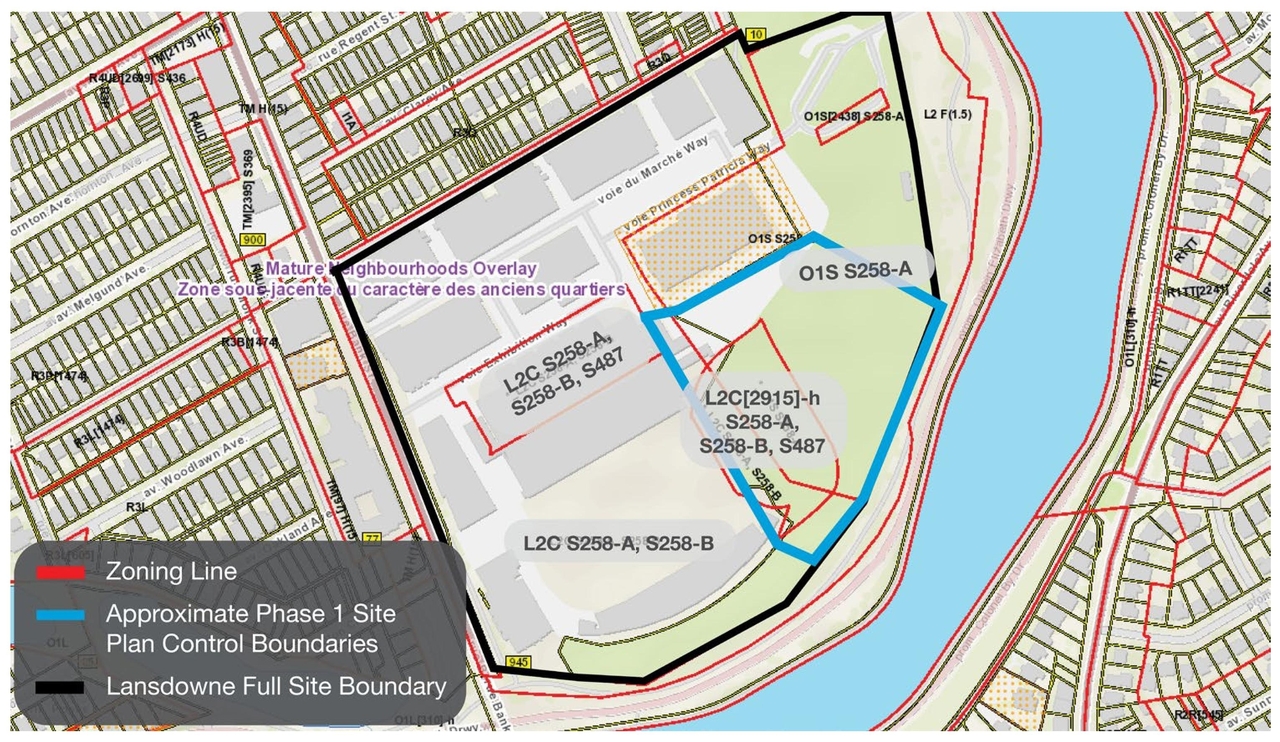 Construction site plan for project from page 22 of the file '2024-09-10 - Urban Design Review Panel Report - Rev 1 - D07-12-24-0082'
