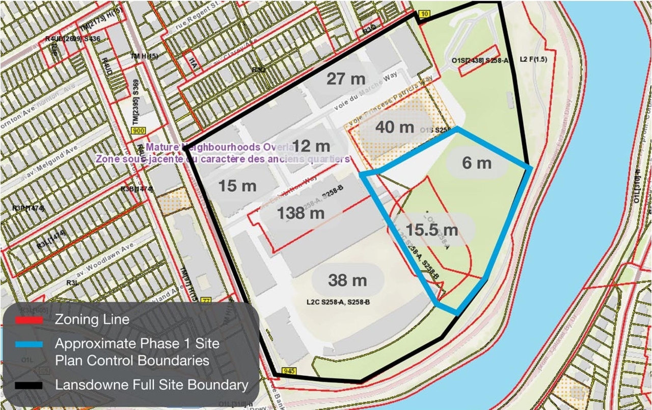 Construction site plan for project from page 35 of the file '2024-09-10 - Urban Design Review Panel Report - Rev 1 - D07-12-24-0082'