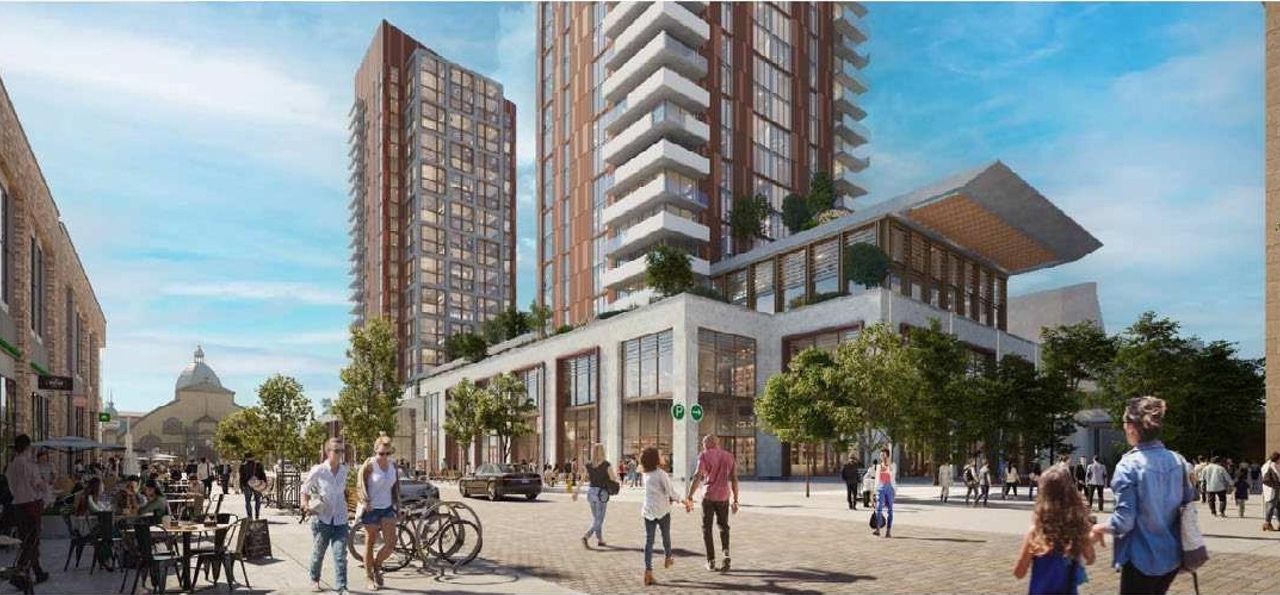 Rendering of building from page 35 of the file '2024-09-10 - Urban Design Review Panel Report - Rev 1 - D07-12-24-0082'