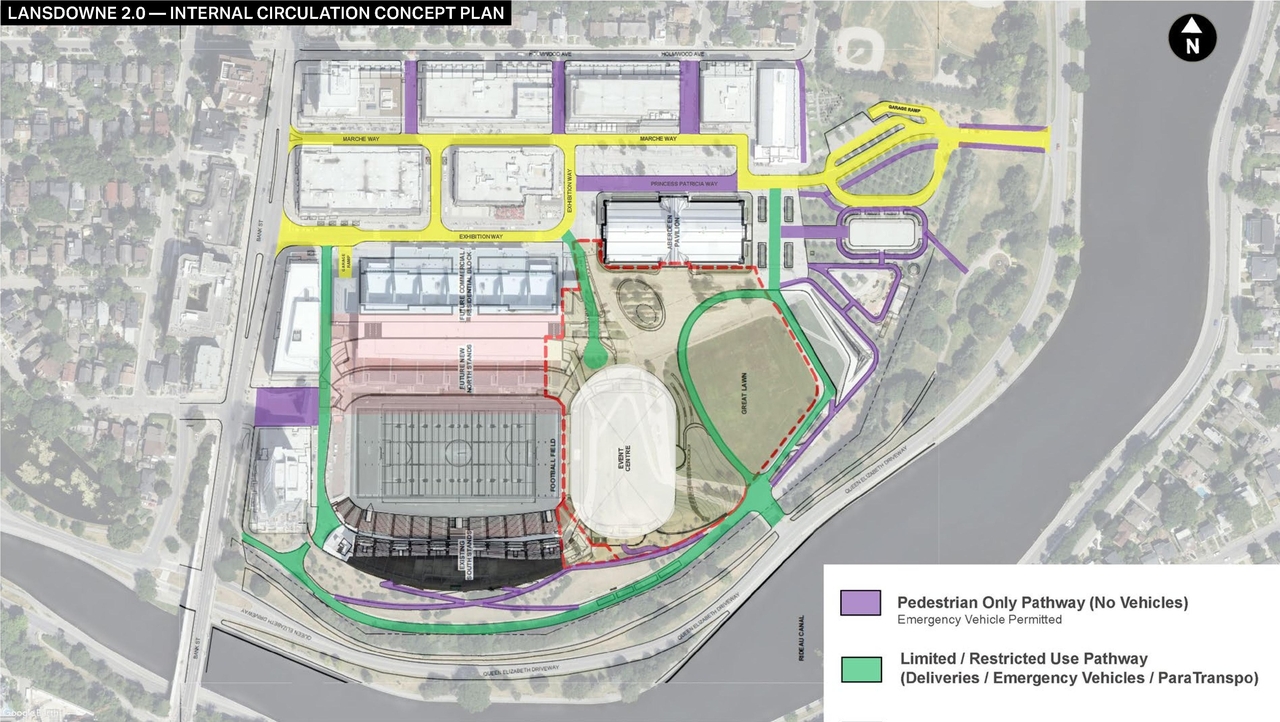 Construction site plan for project from page 40 of the file '2024-09-10 - Urban Design Review Panel Report - Rev 1 - D07-12-24-0082'