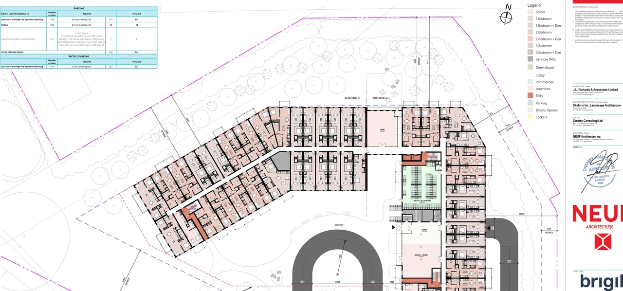 Floor plan for project from page 2 of the file '2024-08-12 - Basement and Floor Plans - D07-12-24-0086'