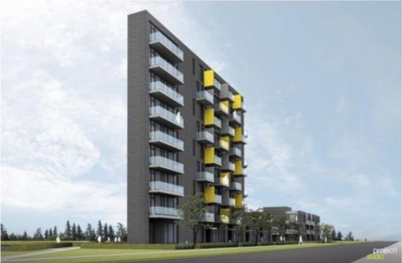 Rendering of building from page 35 of the file '2024-12-06 - Urban Design Brief - D07-12-24-0086'