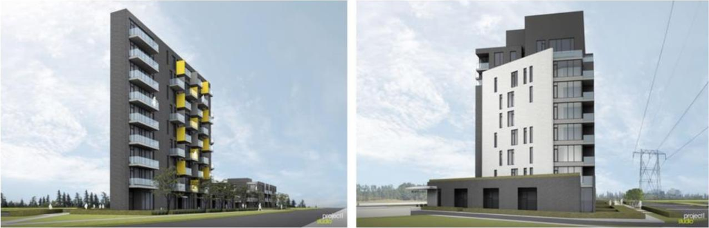 Rendering of building from page 35 of the file '2024-12-06 - Urban Design Brief - D07-12-24-0086'