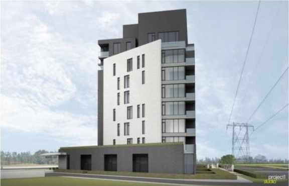 Rendering of building from page 35 of the file '2024-12-06 - Urban Design Brief - D07-12-24-0086'