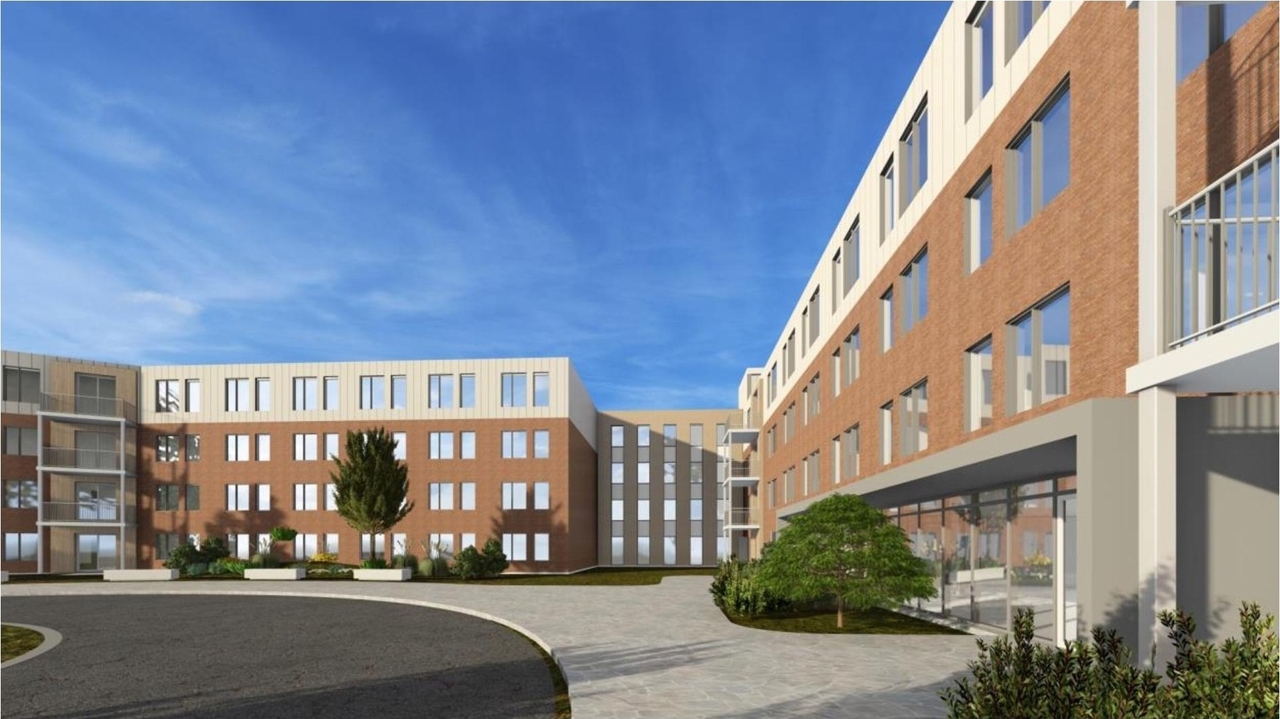 Rendering of building from page 7 of the file '2024-12-06 - Urban Design Brief - D07-12-24-0086'