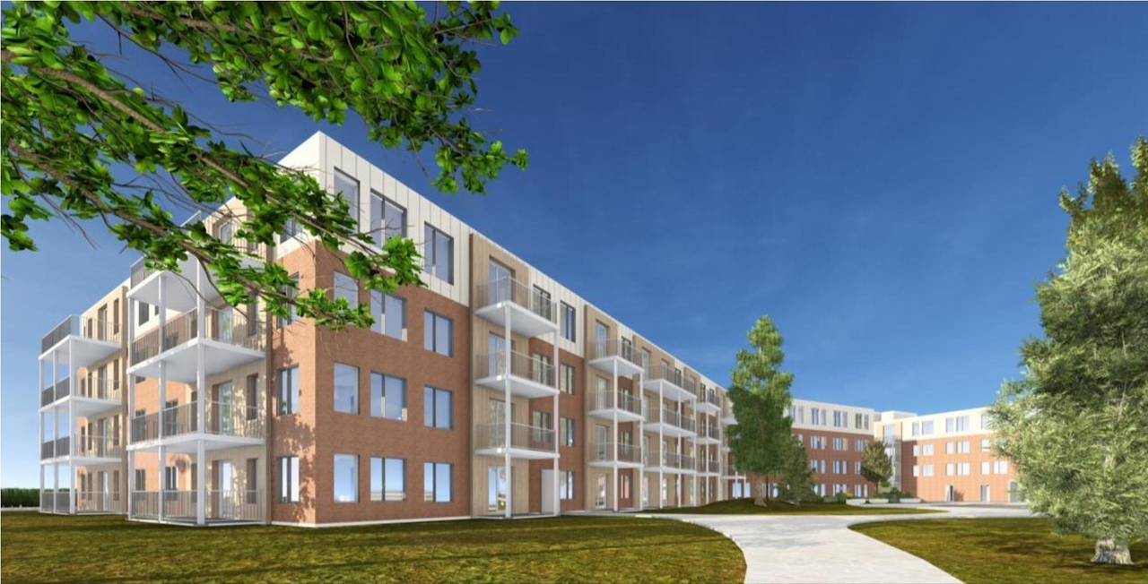 Rendering of building from page 9 of the file '2024-12-06 - Urban Design Brief - D07-12-24-0086'