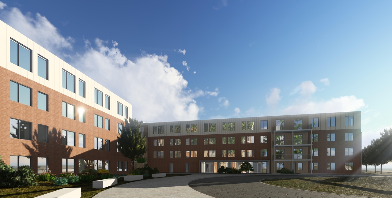 Rendering of building from page 8 of the file '2024-08-12 - Renderings & Perspectives - D07-12-24-0086'