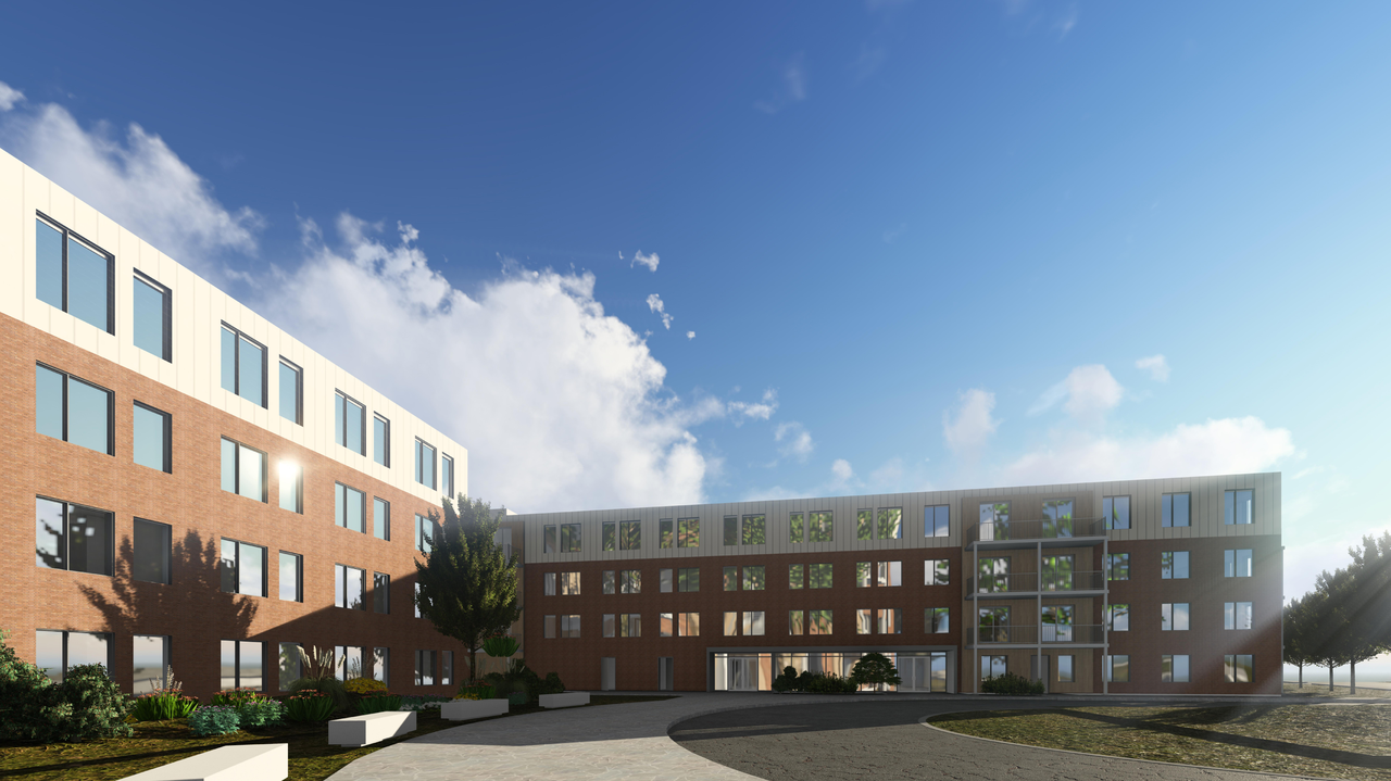 Rendering of building from page 8 of the file '2024-08-12 - Renderings & Perspectives - D07-12-24-0086'