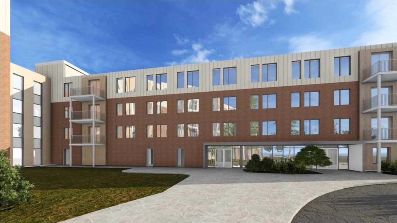 Rendering of building from page 19 of the file '2024-08-12 - Urban Design Brief - D07-12-24-0086'