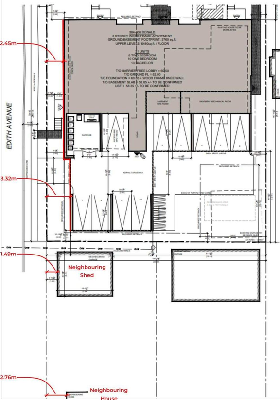 Construction site plan for project from page 13 of the file '2024-08-16 - Planning Rationale and Urban Design Brief - D07-12-24-0088'