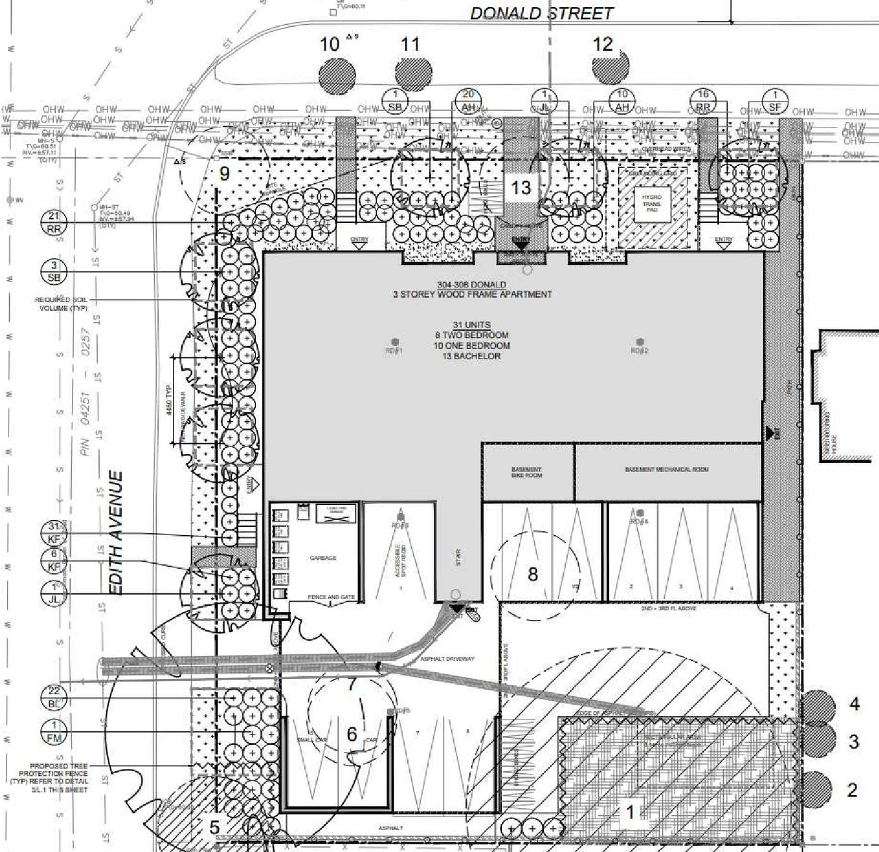 Construction site plan for project from page 23 of the file '2024-08-16 - Planning Rationale and Urban Design Brief - D07-12-24-0088'