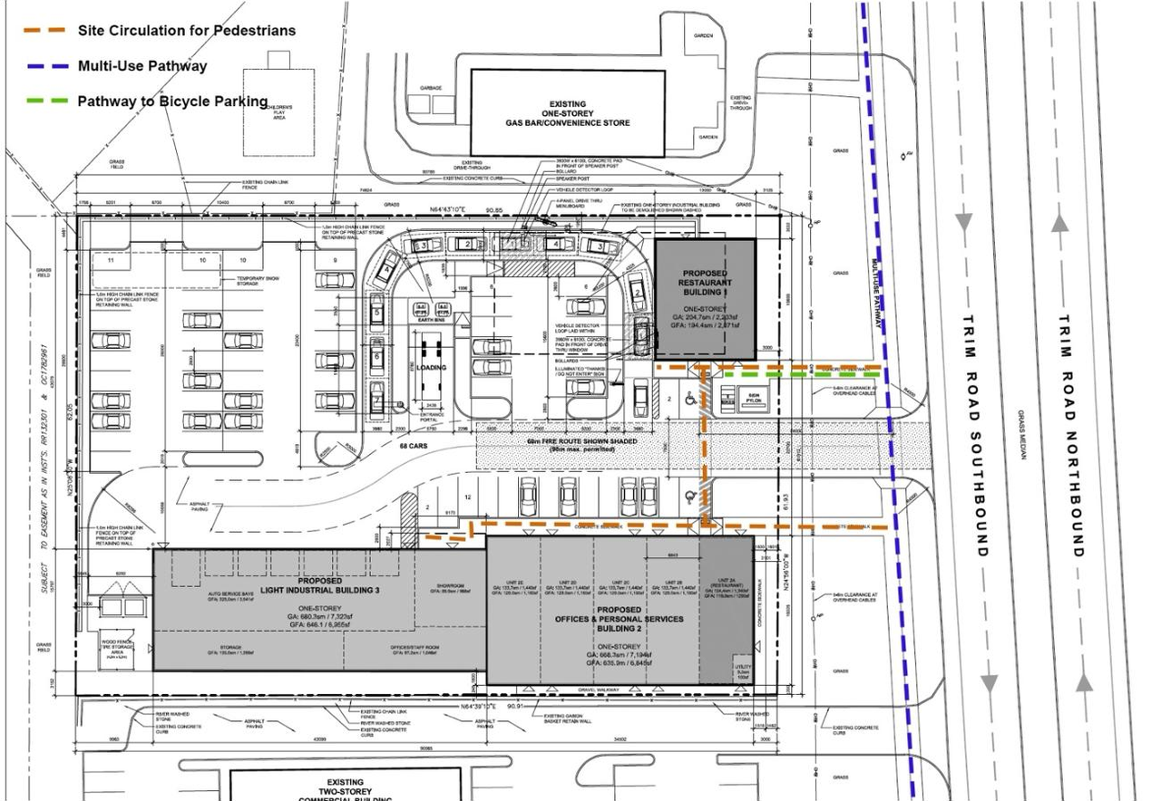Construction site plan for project from page 33 of the file '2024-08-20 - Urban Design Brief - D07-12-24-0089'