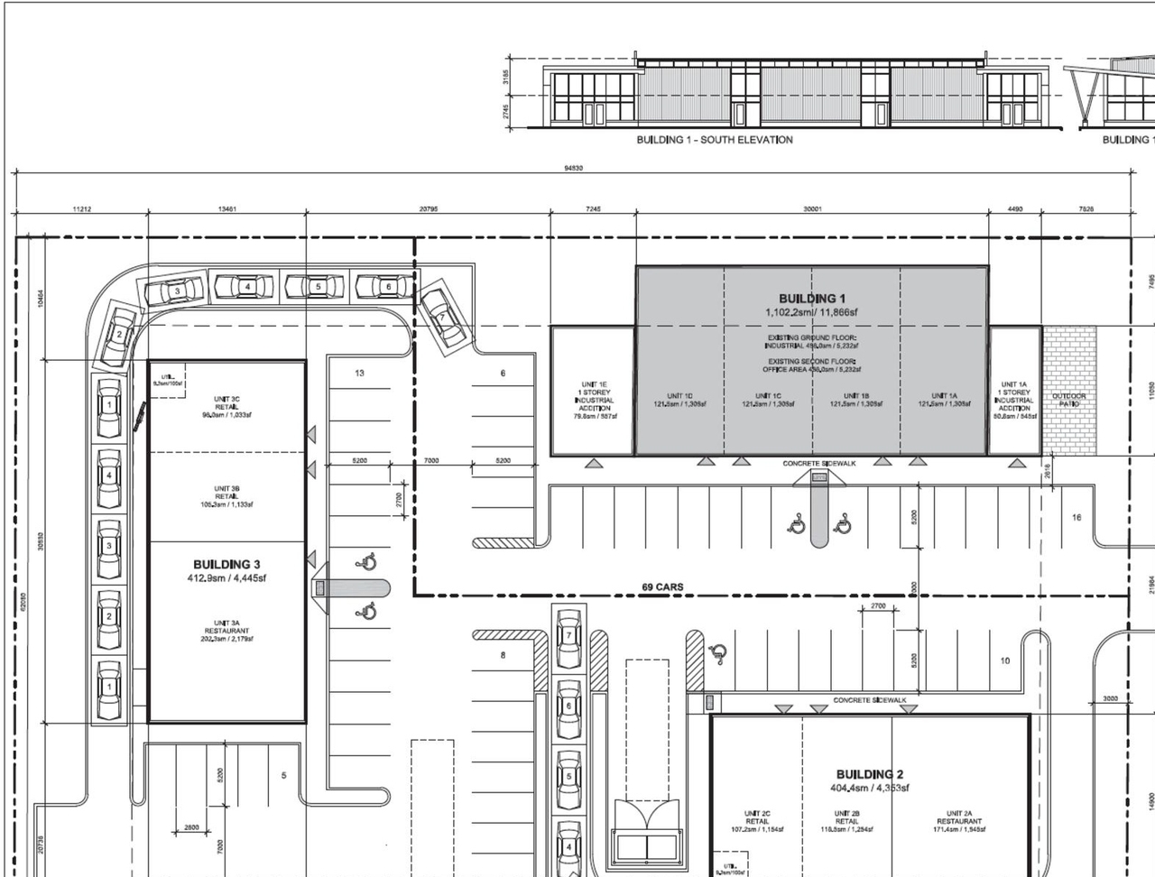 Construction site plan for project from page 38 of the file '2024-08-20 - Urban Design Brief - D07-12-24-0089'