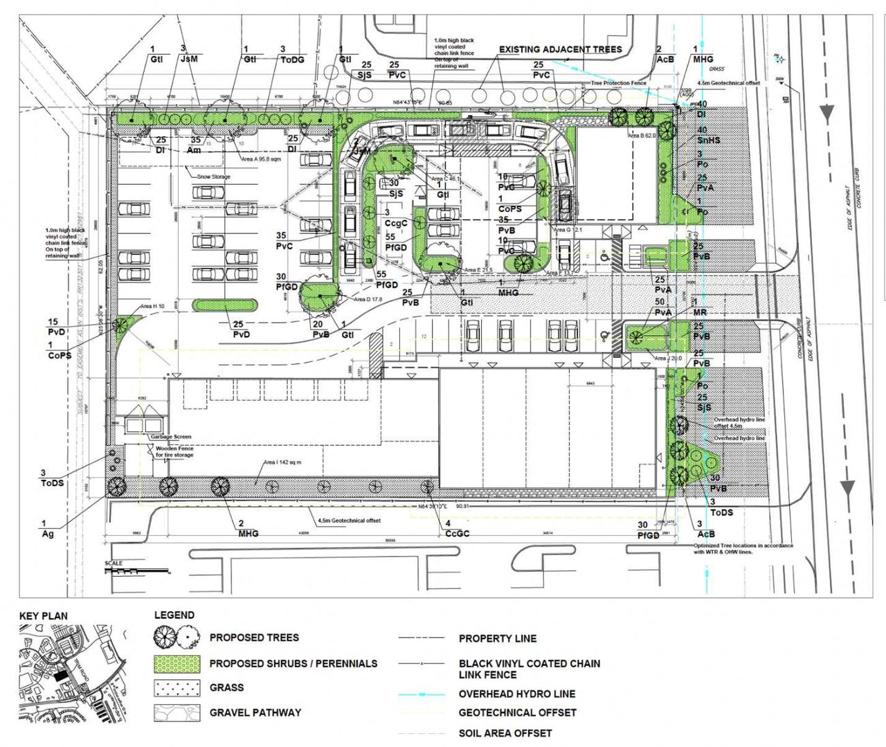 Construction site plan for project from page 43 of the file '2024-08-20 - Urban Design Brief - D07-12-24-0089'