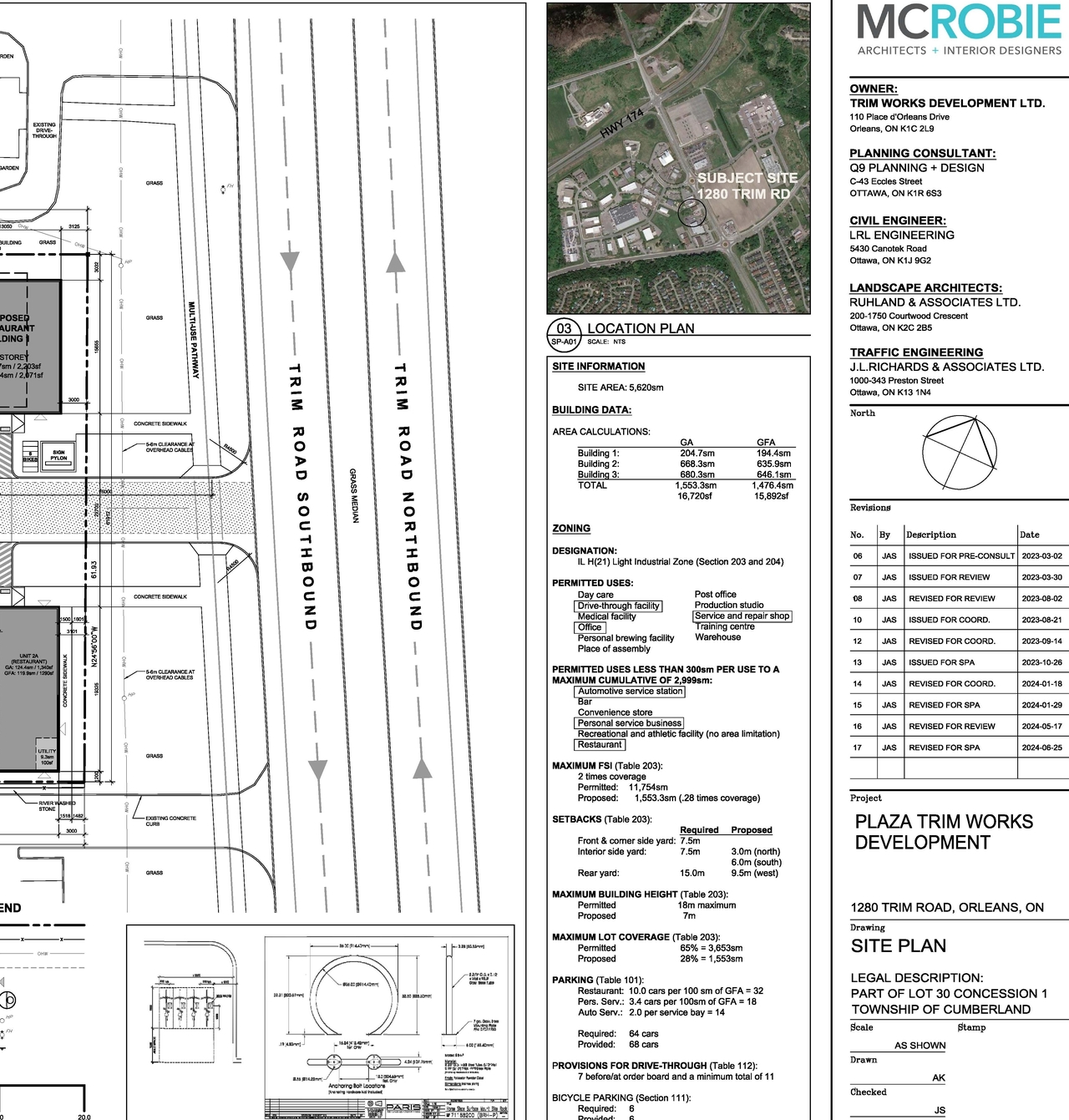 Construction site plan for project from page 48 of the file '2024-08-20 - Urban Design Brief - D07-12-24-0089'