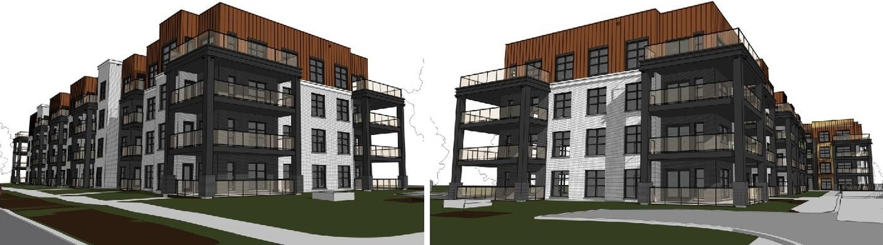 Rendering of building from page 12 of the file '2024-08-21 - Design Brief - D07-12-24-0090'