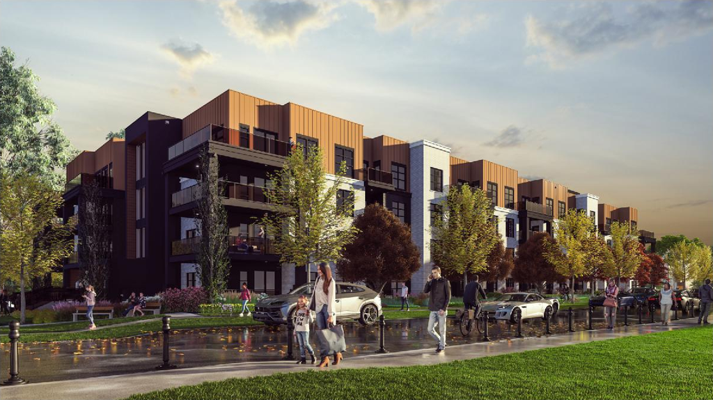 Rendering of building from page 18 of the file '2024-08-21 - Design Brief - D07-12-24-0090'