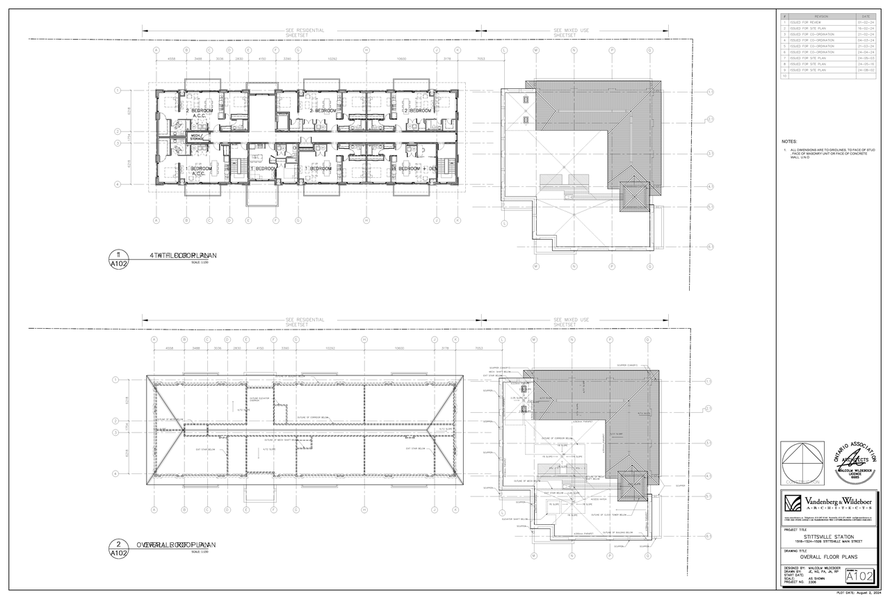 Floor plan for project from page 3 of the file '2024-08-26 - Floor Plans - D07-12-24-0093'