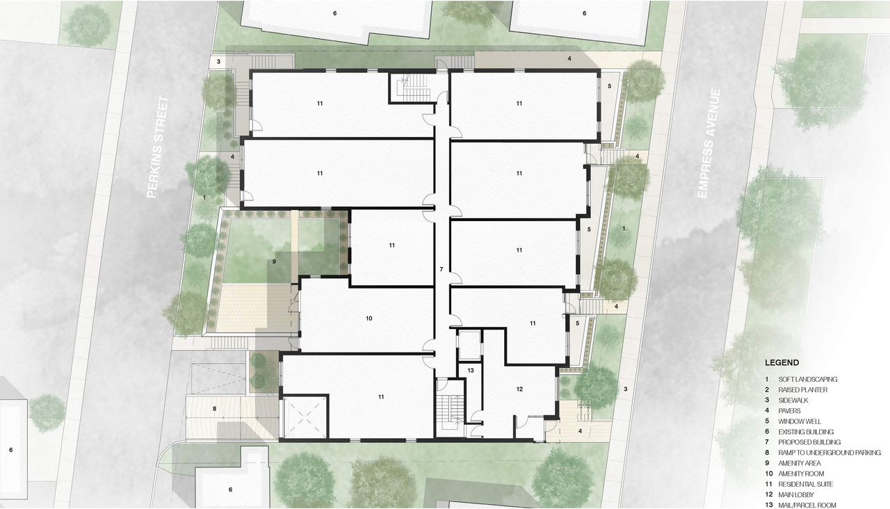 Construction site plan for project from page 11 of the file '2024-08-27 - Design Brief - D07-12-24-0095'
