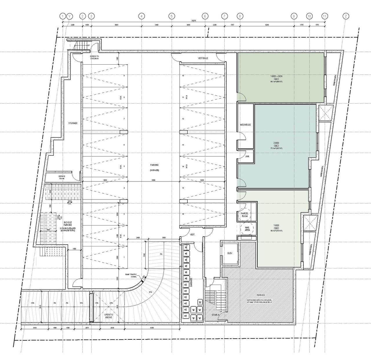 Floor plan for project from page 12 of the file '2024-08-27 - Design Brief - D07-12-24-0095'
