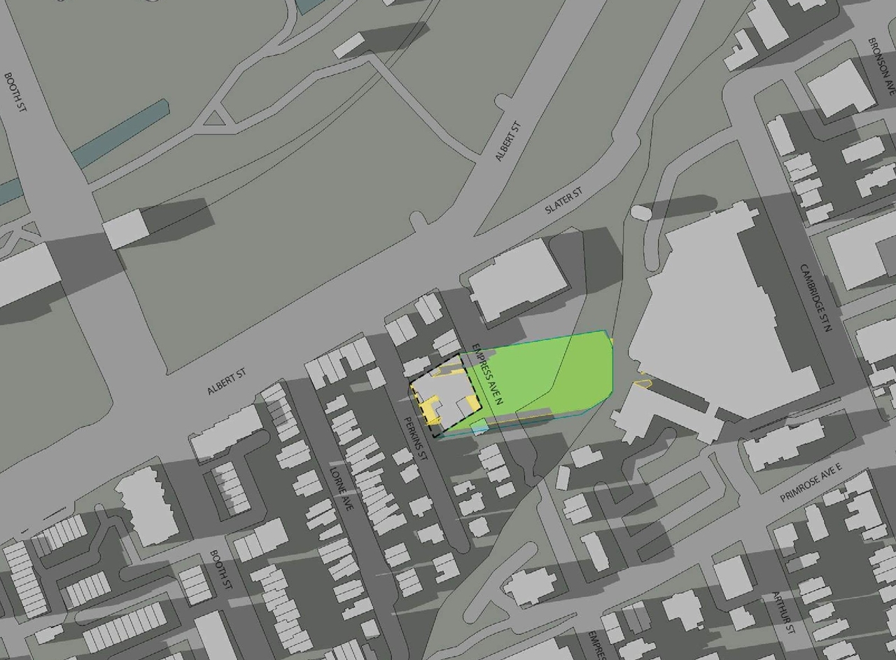 Construction site plan for project from page 24 of the file '2024-08-27 - Design Brief - D07-12-24-0095'