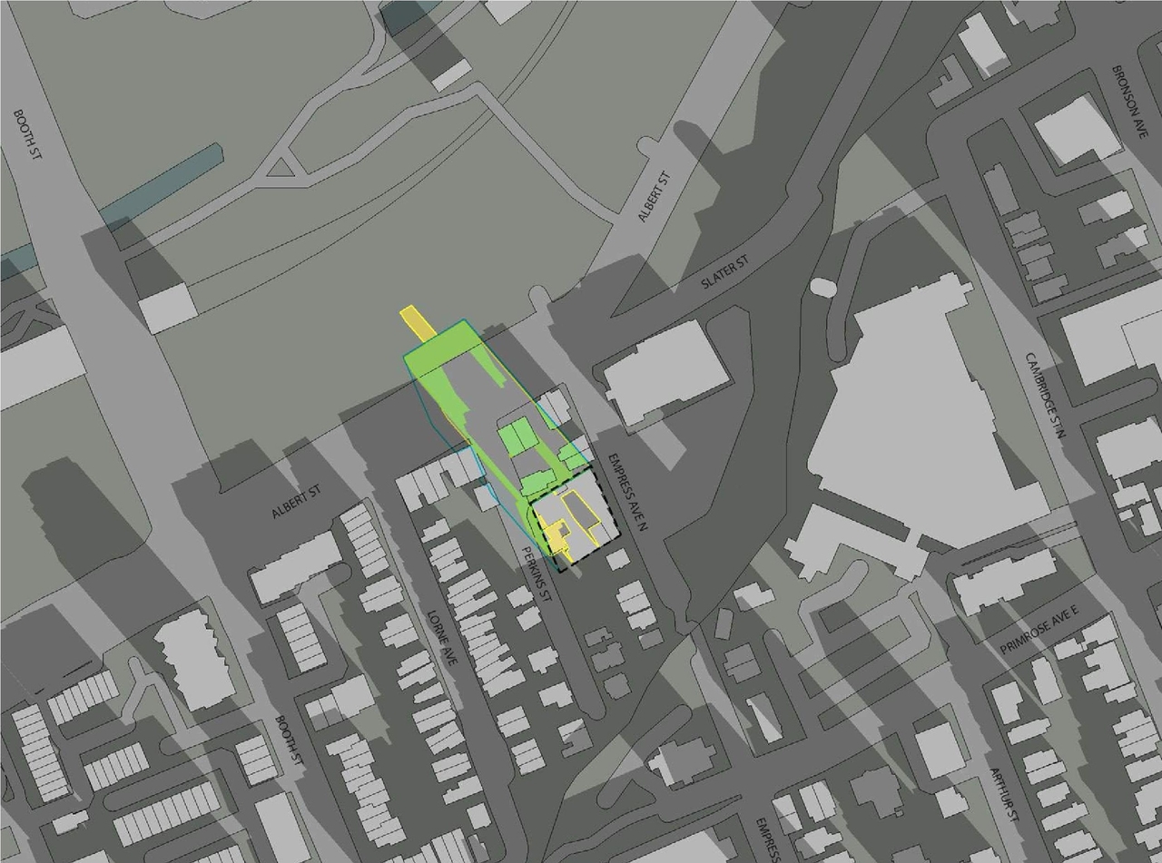 Construction site plan for project from page 25 of the file '2024-08-27 - Design Brief - D07-12-24-0095'