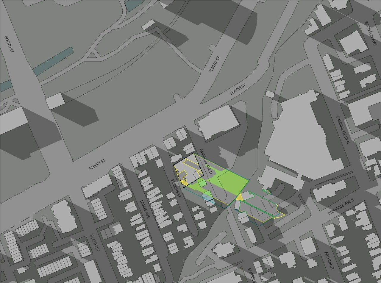 Construction site plan for project from page 30 of the file '2024-08-27 - Design Brief - D07-12-24-0095'