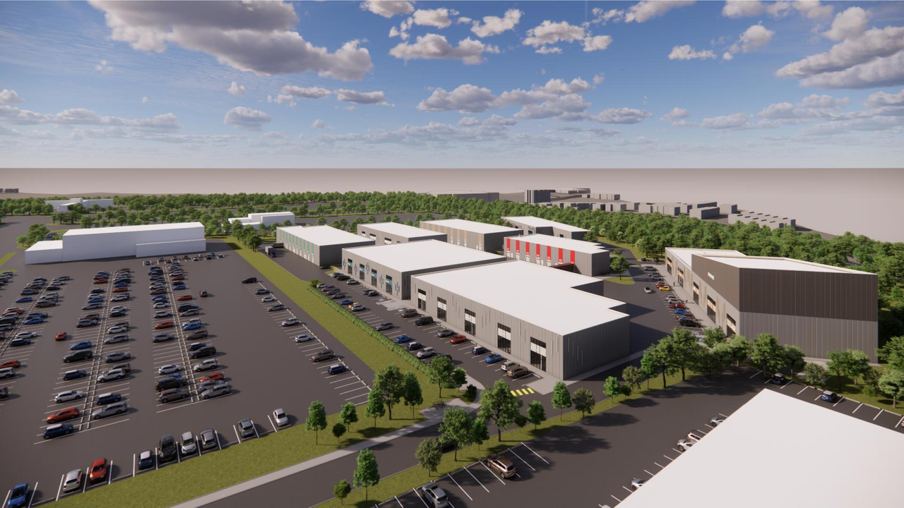 Rendering of building from page 2 of the file '2024-08-27 - Site Context and Street Level Visualization Renders - D07-12-24-0096'