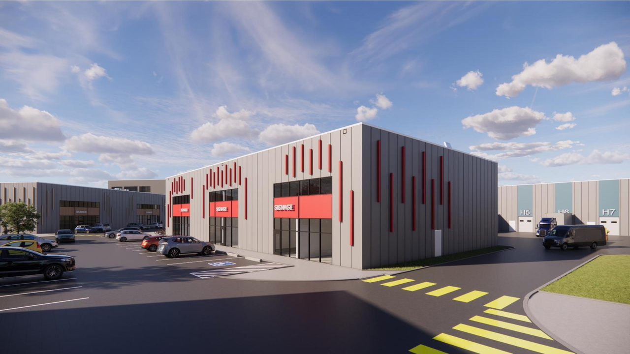 Rendering of building from page 6 of the file '2024-08-27 - Site Context and Street Level Visualization Renders - D07-12-24-0096'