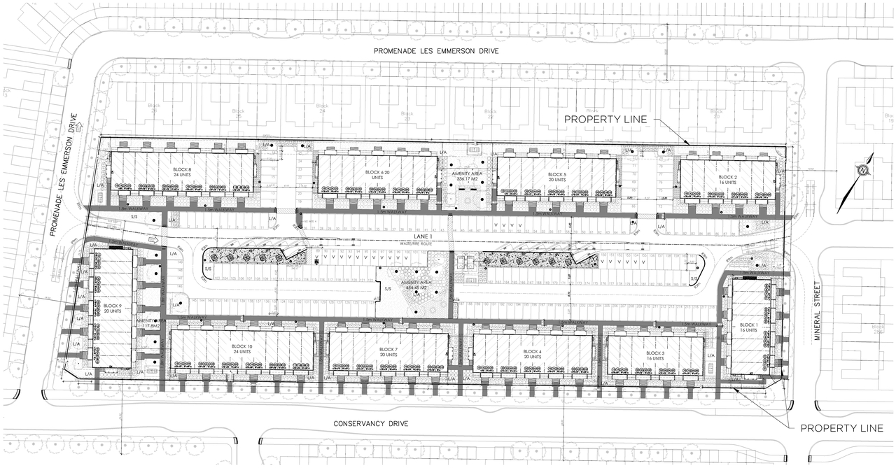 Construction site plan for project from page 23 of the file '2026-01-21 - APPROVED Design Brief Compiled - D07-12-24-0097'