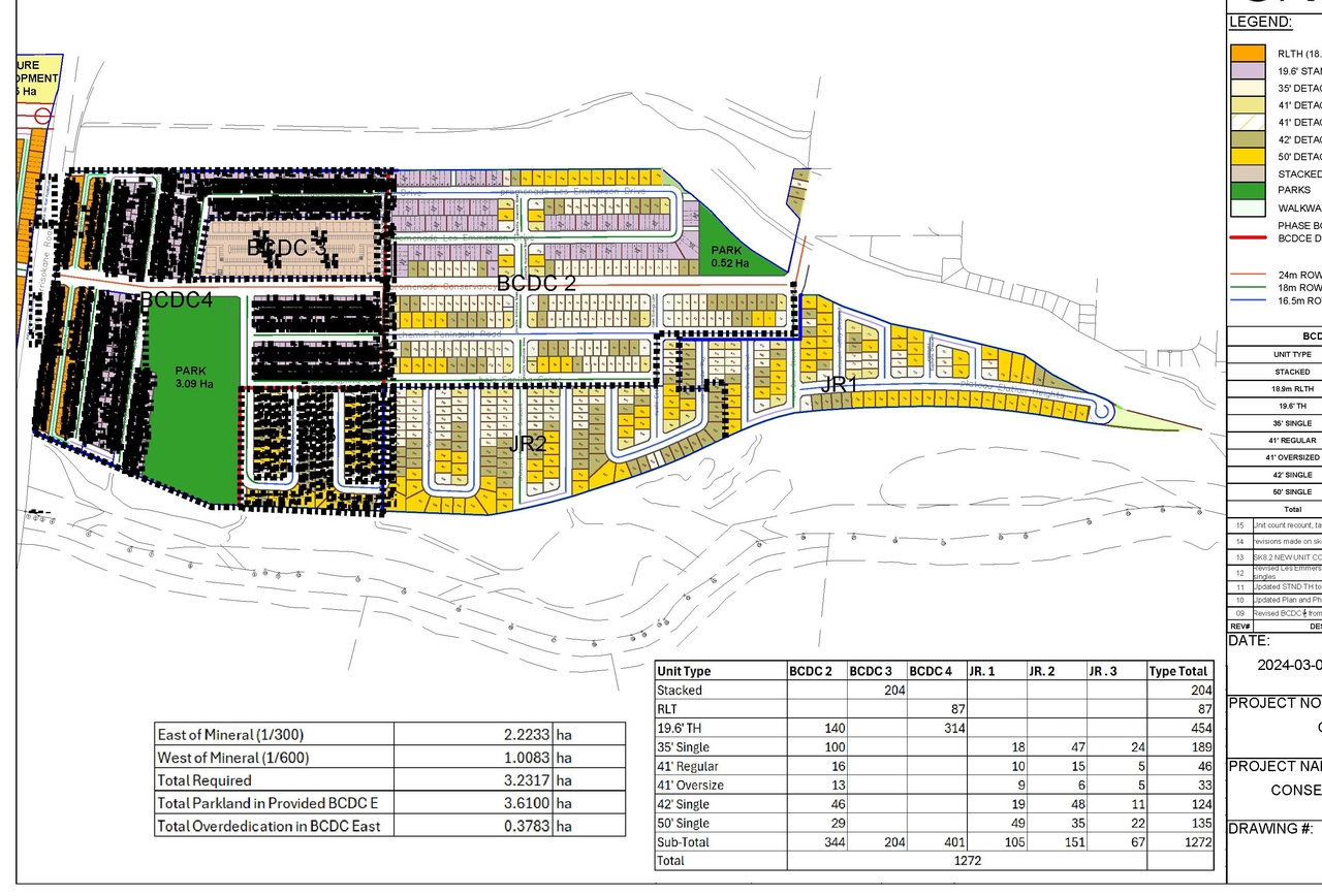 Construction site plan for project from page 38 of the file '2025-01-27 - Design Brief - D07-12-24-0097'