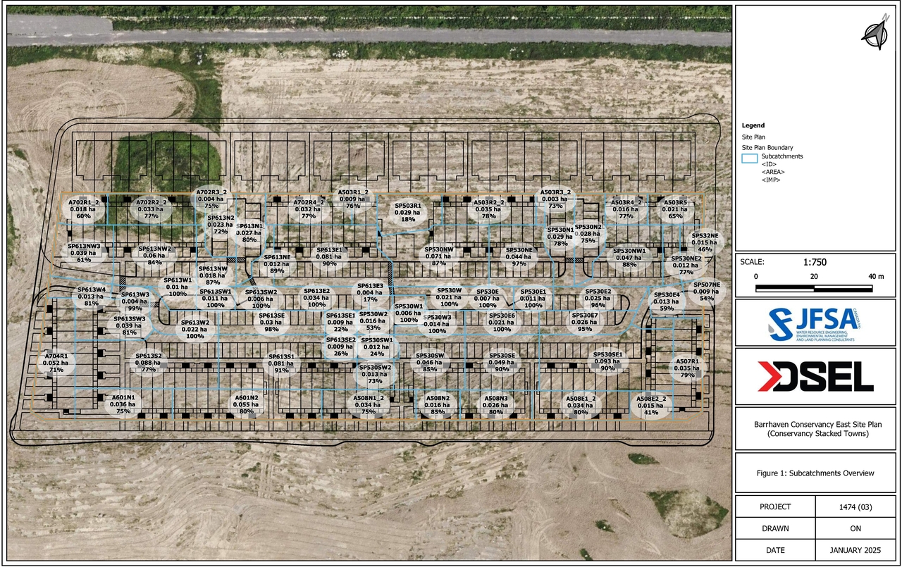 Construction site plan for project from page 89 of the file '2025-01-27 - Design Brief - D07-12-24-0097'