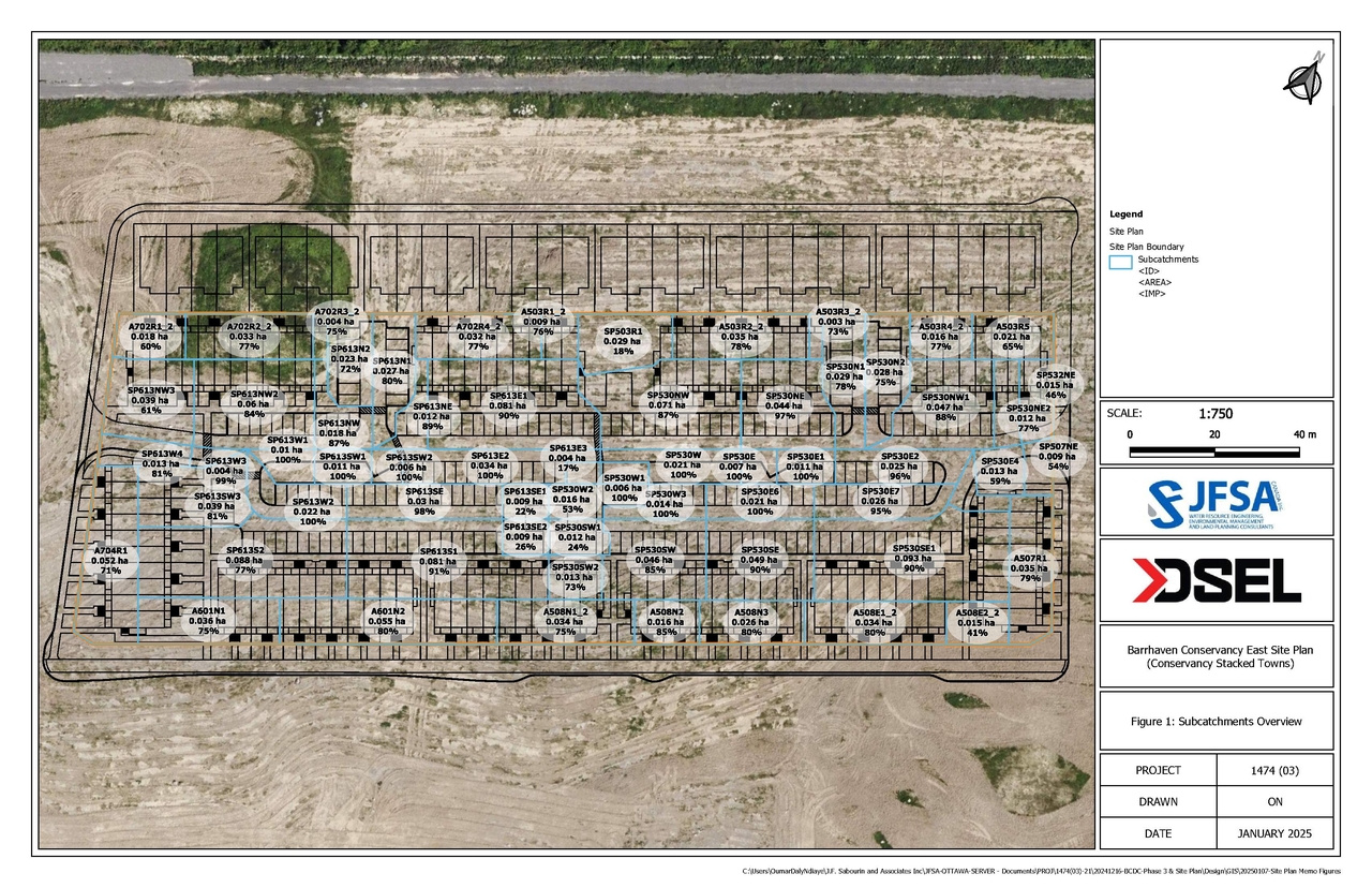 Construction site plan for project from page 89 of the file '2025-01-27 - Design Brief - D07-12-24-0097'