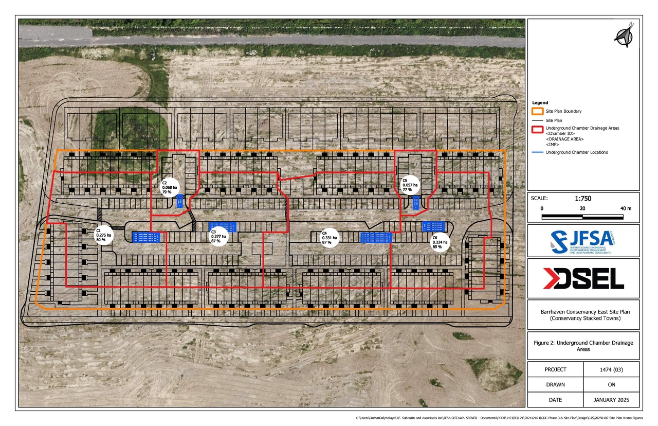 Construction site plan for project from page 90 of the file '2025-01-27 - Design Brief - D07-12-24-0097'