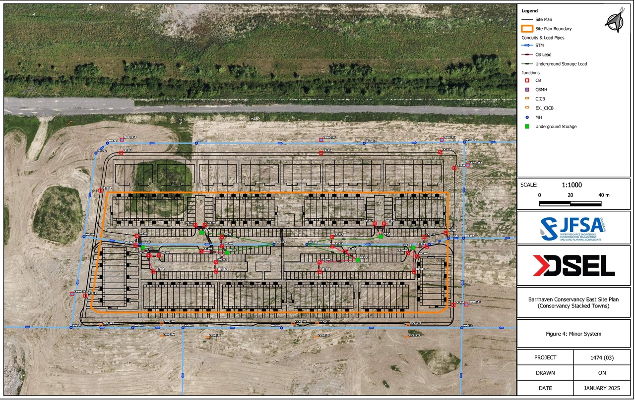 Construction site plan for project from page 92 of the file '2025-01-27 - Design Brief - D07-12-24-0097'