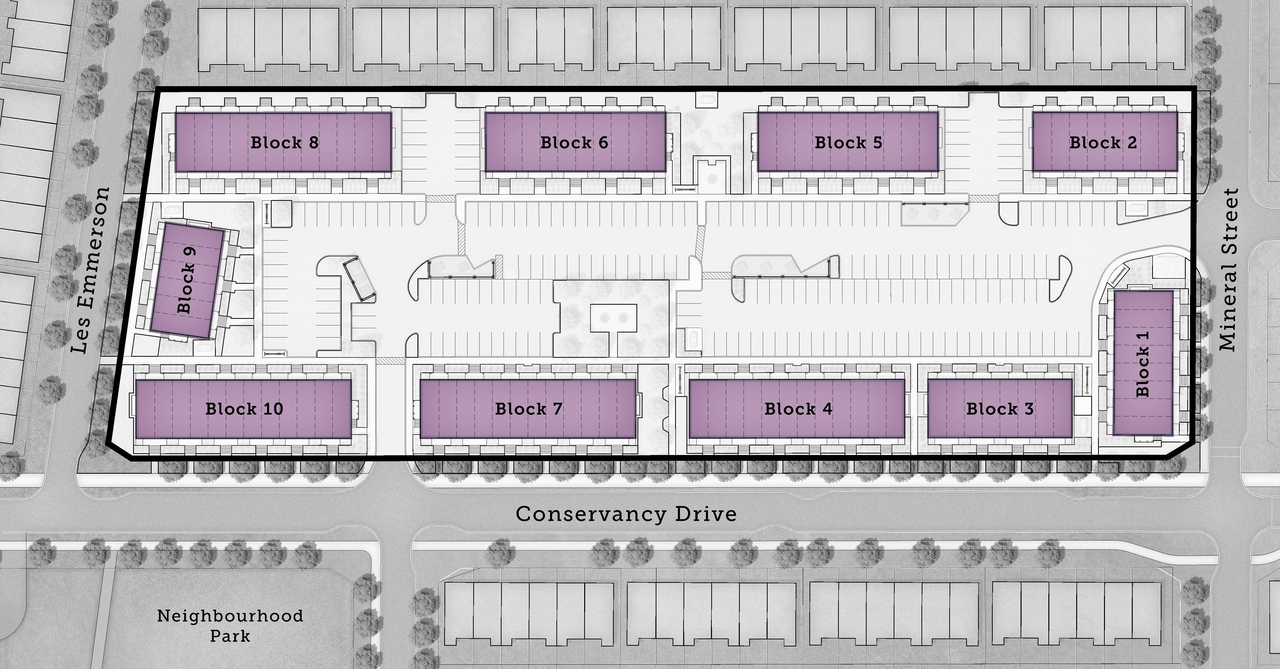 Construction site plan for project from page 15 of the file '2024-09-03 - Urban Design Brief - D07-12-24-0097'