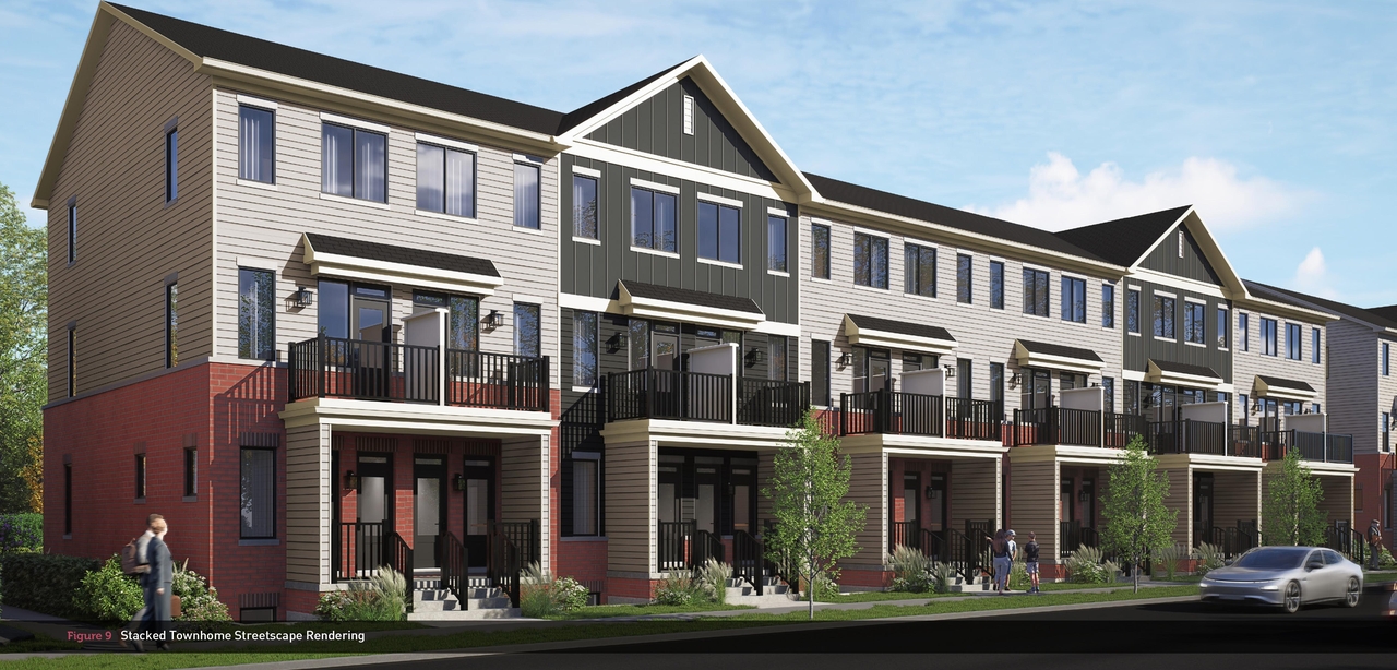 Rendering of building from page 17 of the file '2024-09-03 - Urban Design Brief - D07-12-24-0097'