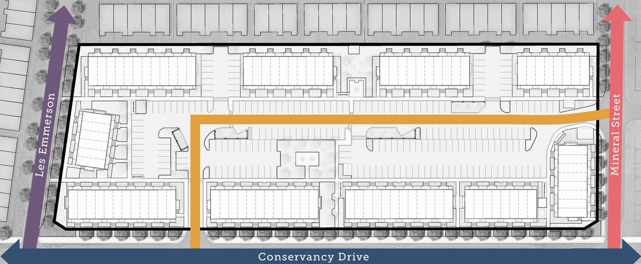 Construction site plan for project from page 19 of the file '2024-09-03 - Urban Design Brief - D07-12-24-0097'
