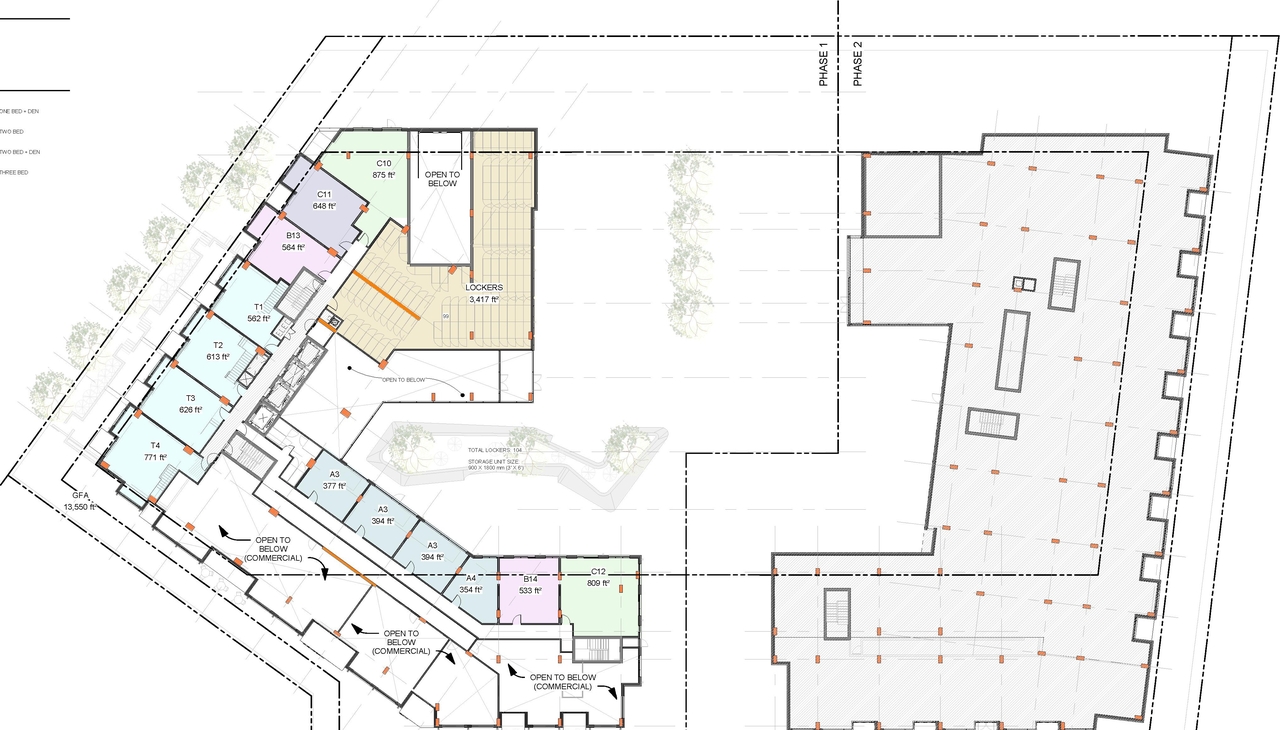 Construction site plan for project from page 27 of the file '2024-09-27 - UDRP Report - D07-12-24-0104'