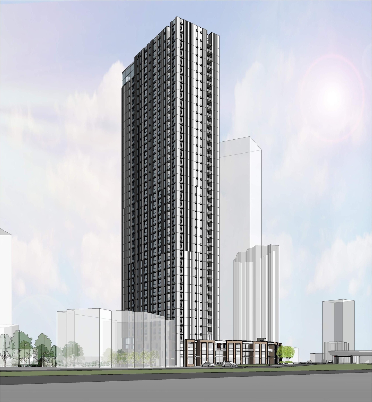 Rendering of building from page 43 of the file '2024-09-27 - UDRP Report - D07-12-24-0104'