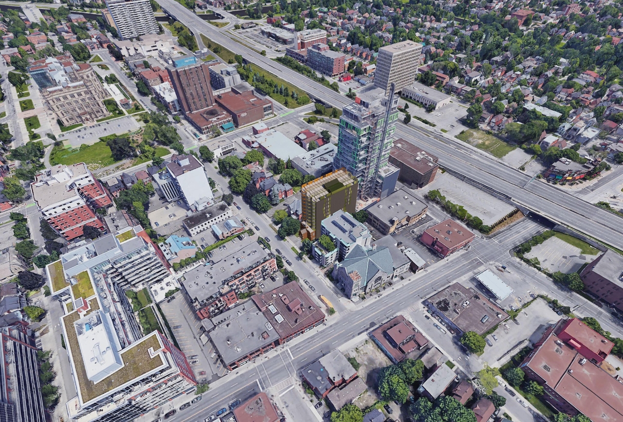 Rendering of building from page 41 of the file '2024-09-19 - Urban Design Review Panel Report - D07-12-24-0107'