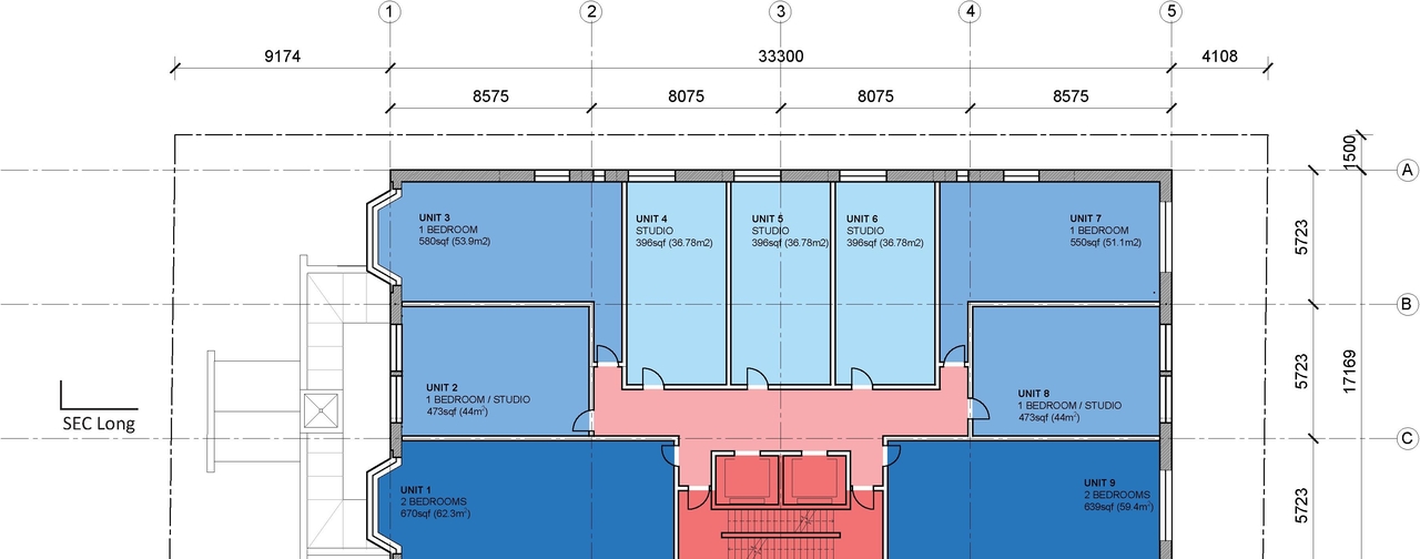Construction site plan for project from page 55 of the file '2024-09-19 - Urban Design Review Panel Report - D07-12-24-0107'
