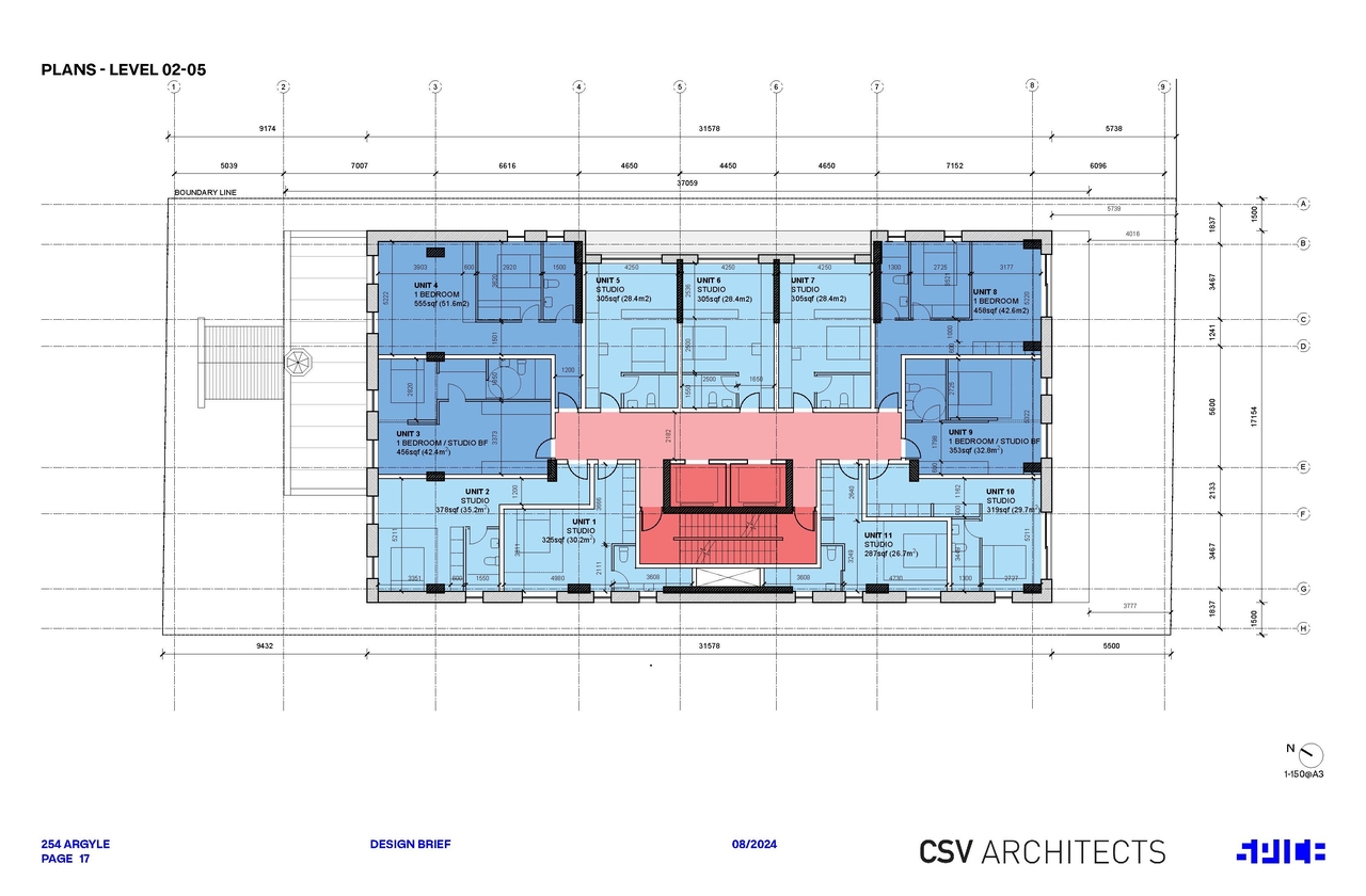 Construction site plan for project from page 87 of the file '2024-09-19 - Urban Design Review Panel Report - D07-12-24-0107'